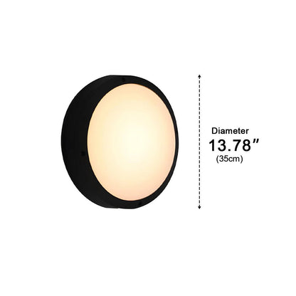 Waterproof Outdoor LED Round Porch Light Exterior Wall Lights