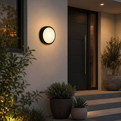 Waterproof Outdoor LED Round Porch Light Exterior Wall Lights