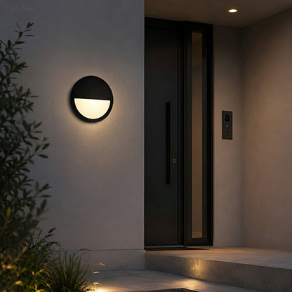 Waterproof Outdoor LED Round Porch Light Exterior Wall Lights