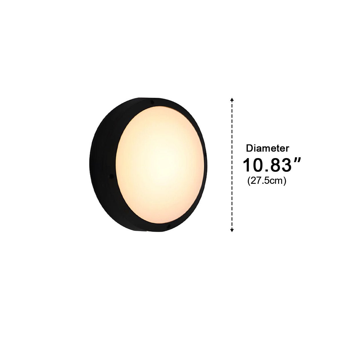 Waterproof Outdoor LED Round Porch Light Exterior Wall Lights