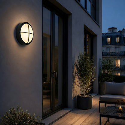 Waterproof Outdoor LED Round Porch Light Exterior Wall Lights