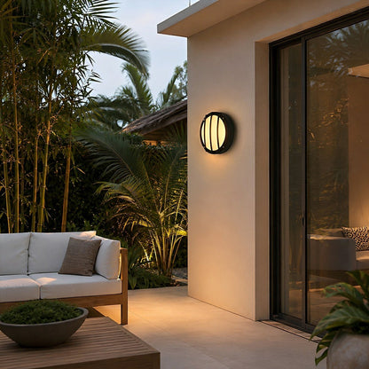 Waterproof Outdoor LED Round Porch Light Exterior Wall Lights