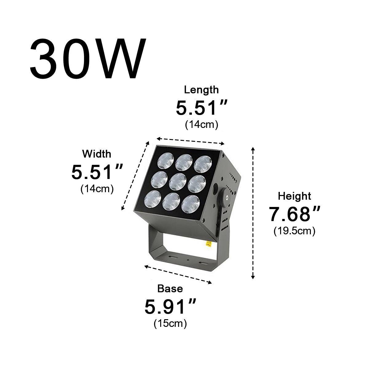 High Power LED Outdoor Wall Washer Light Architectural Spotlight
