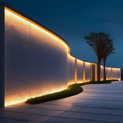 Waterproof Outdoor Recessed LED Flexible Linear Wall Washer DC24V