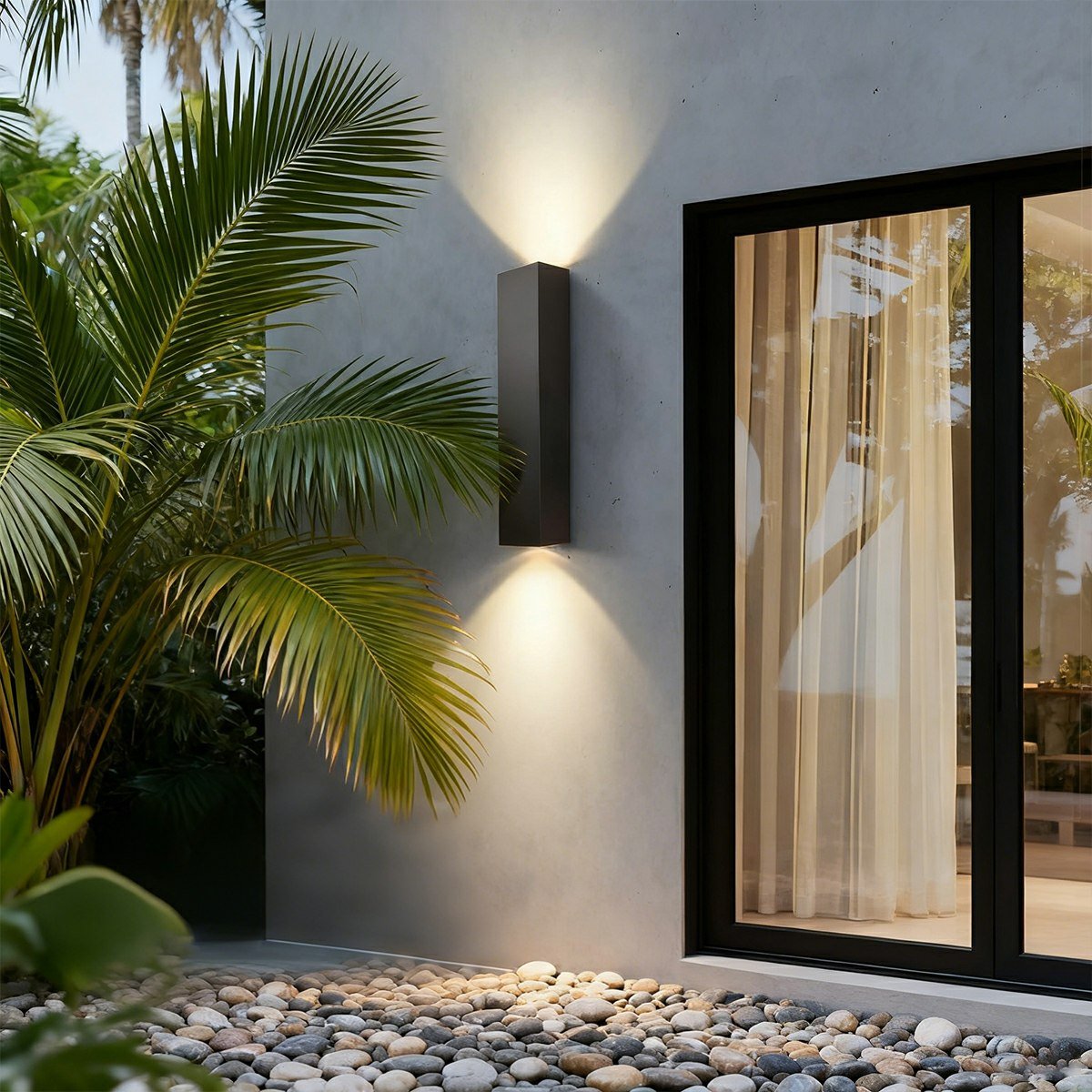 Waterproof Outdoor Rectangular Up and Down Exterior Wall Lights