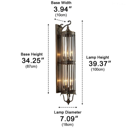 Waterproof Outdoor Vintage Mid Century LED Porch Light Wall Lights