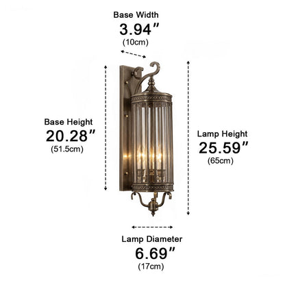 Waterproof Outdoor Vintage Mid Century LED Porch Light Wall Lights