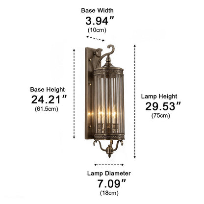 Waterproof Outdoor Vintage Mid Century LED Porch Light Wall Lights