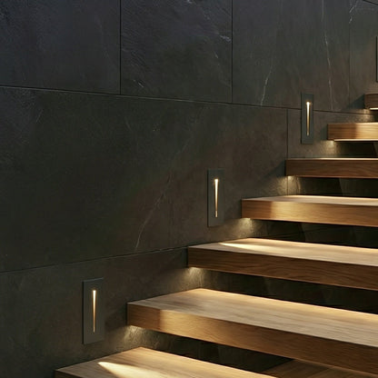 Waterproof Rectangle LED Waterproof Recessed Modern Foot Lights Step Lights
