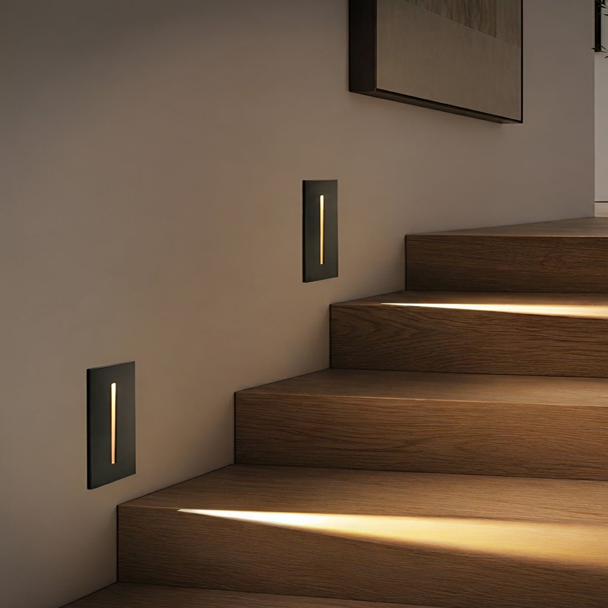 Waterproof Rectangle LED Waterproof Recessed Modern Foot Lights Step Lights