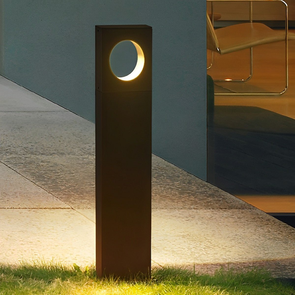 Waterproof Rectangular Ring Hollow Outdoor LED Landscape Lawn Lights