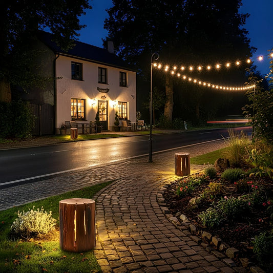 Waterproof Simulation Tree Stump Garden Landscape Lawn Light