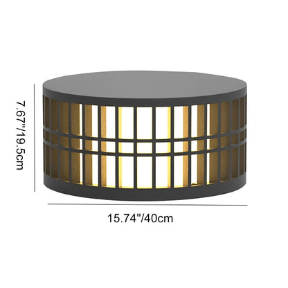 Waterproof Round Powerd LED Outdoor Post Lights