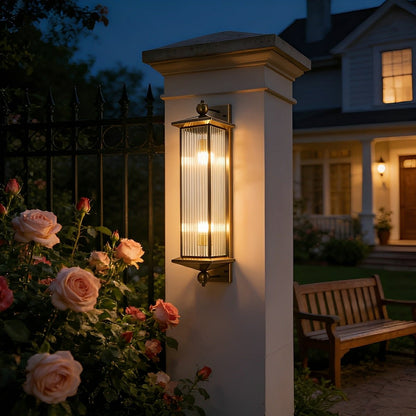 Waterproof Rustic Copper Outdoor LED Porch Wall Lights