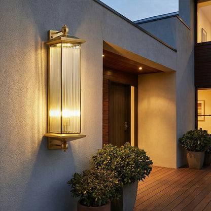 Waterproof Rustic Copper Outdoor LED Porch Wall Lights