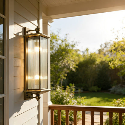 Waterproof Rustic Copper Outdoor LED Porch Wall Lights