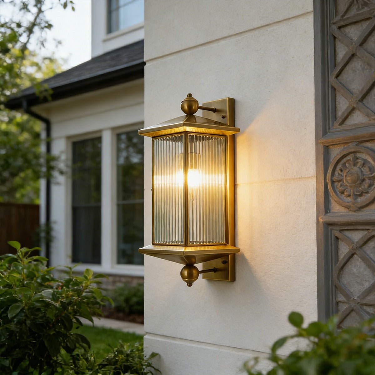 Waterproof Rustic Copper Outdoor LED Porch Wall Lights