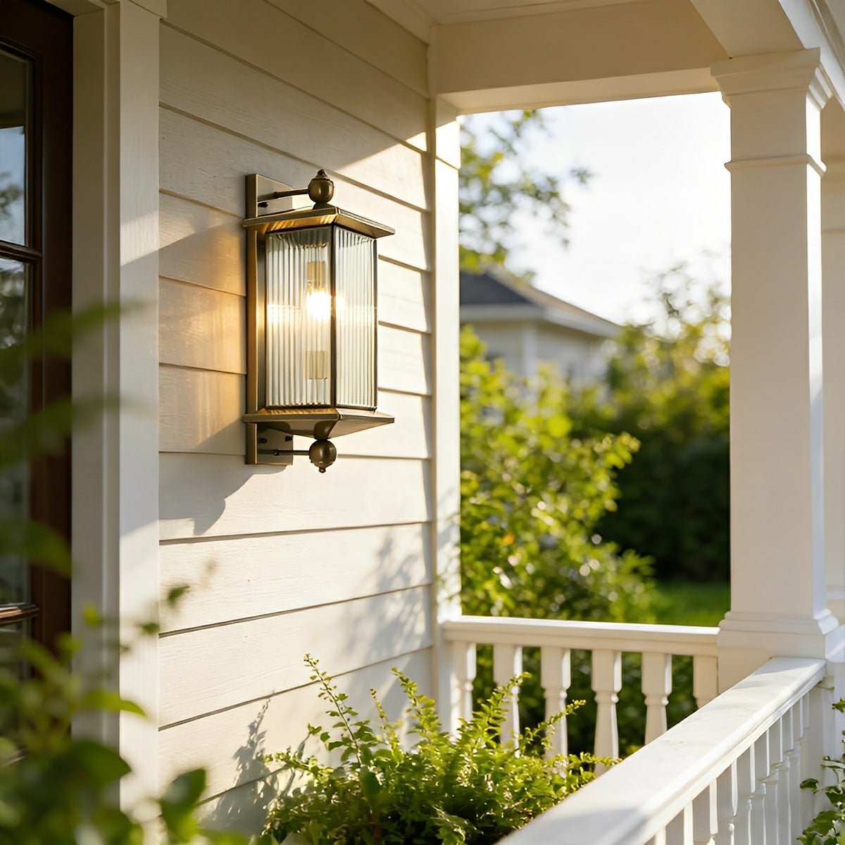 Waterproof Rustic Copper Outdoor LED Porch Wall Lights