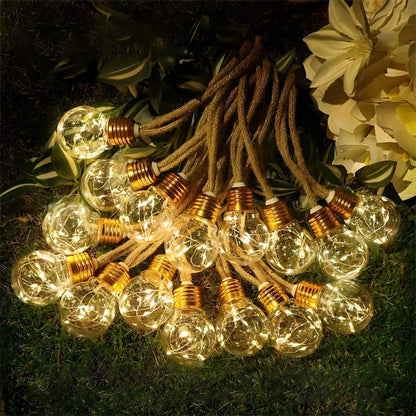 Waterproof Solar LED Outdoor String Lights