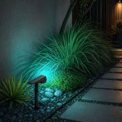 Waterproof Solar LED Adjustable Modern Outdoor Landscape Tree Spotlight