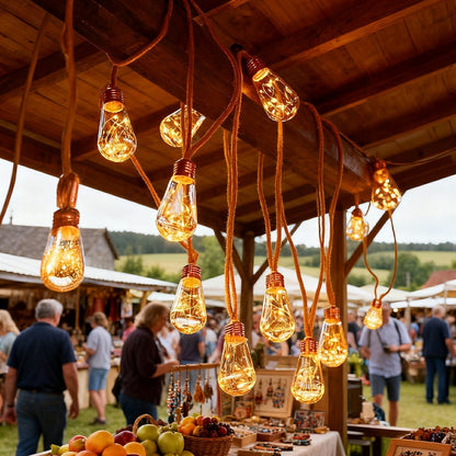 Waterproof Solar LED Outdoor String Lights