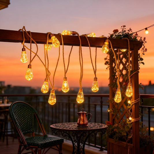 Waterproof Solar LED Outdoor String Lights