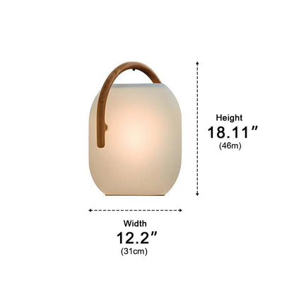 Waterproof Solar Oval Outdoor Tabletop Lamp Lanterns
