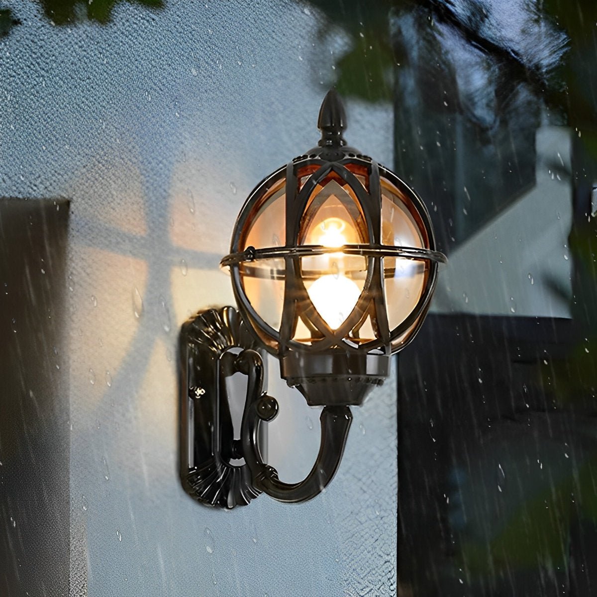 Waterproof Vintage Bird's Nest Outdoor Wall Lights Lantern