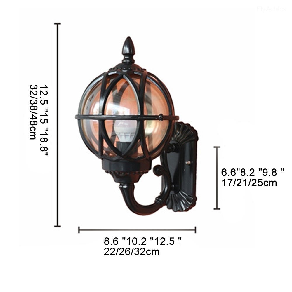 Waterproof Vintage Bird's Nest Outdoor Wall Lights Lantern