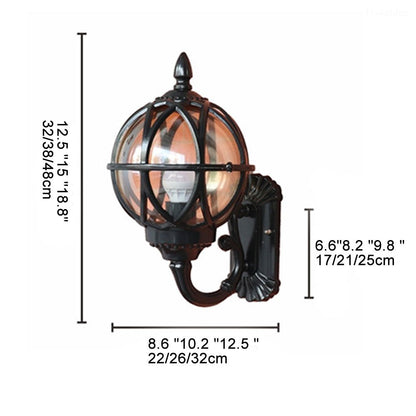 Waterproof Vintage Bird's Nest Outdoor Wall Lights Lantern