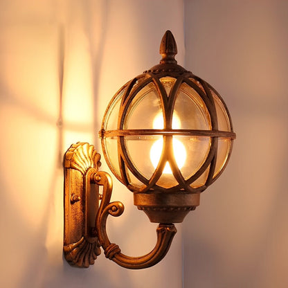 Waterproof Vintage Bird's Nest Outdoor Wall Lights Lantern