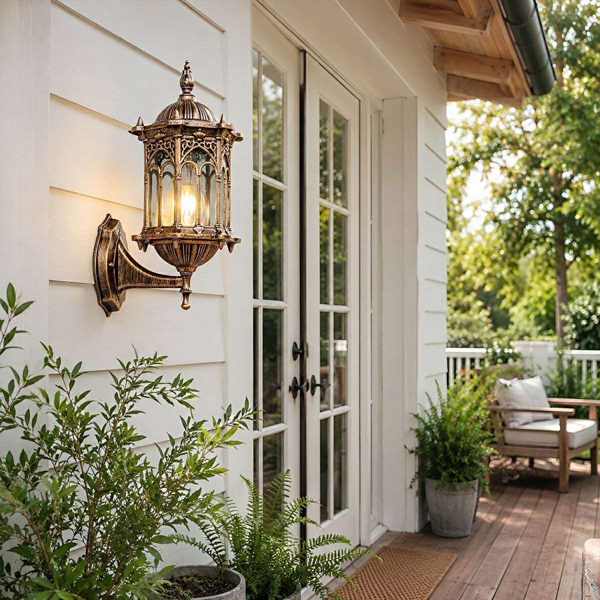 Waterproof Vintage Gazebo LED Outdoor Porch Wall Lights