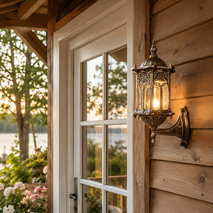 Waterproof Vintage Gazebo LED Outdoor Porch Wall Lights