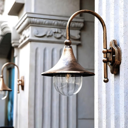 Waterproof Vintage Horn Shape Outdoor LED Wall Lights