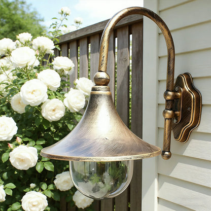 Waterproof Vintage Horn Shape Outdoor LED Wall Lights