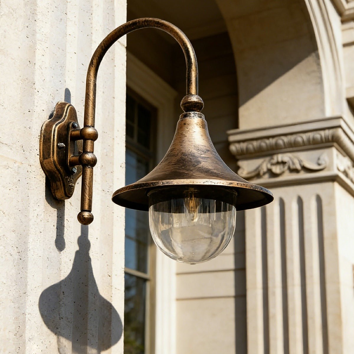 Waterproof Vintage Horn Shape Outdoor LED Wall Lights