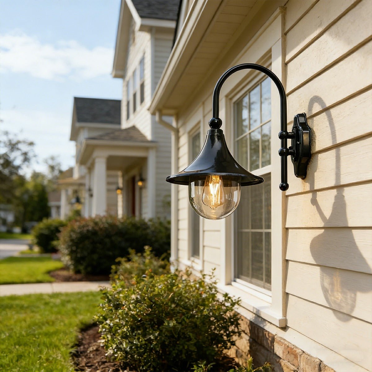 Waterproof Vintage Horn Shape Outdoor LED Wall Lights