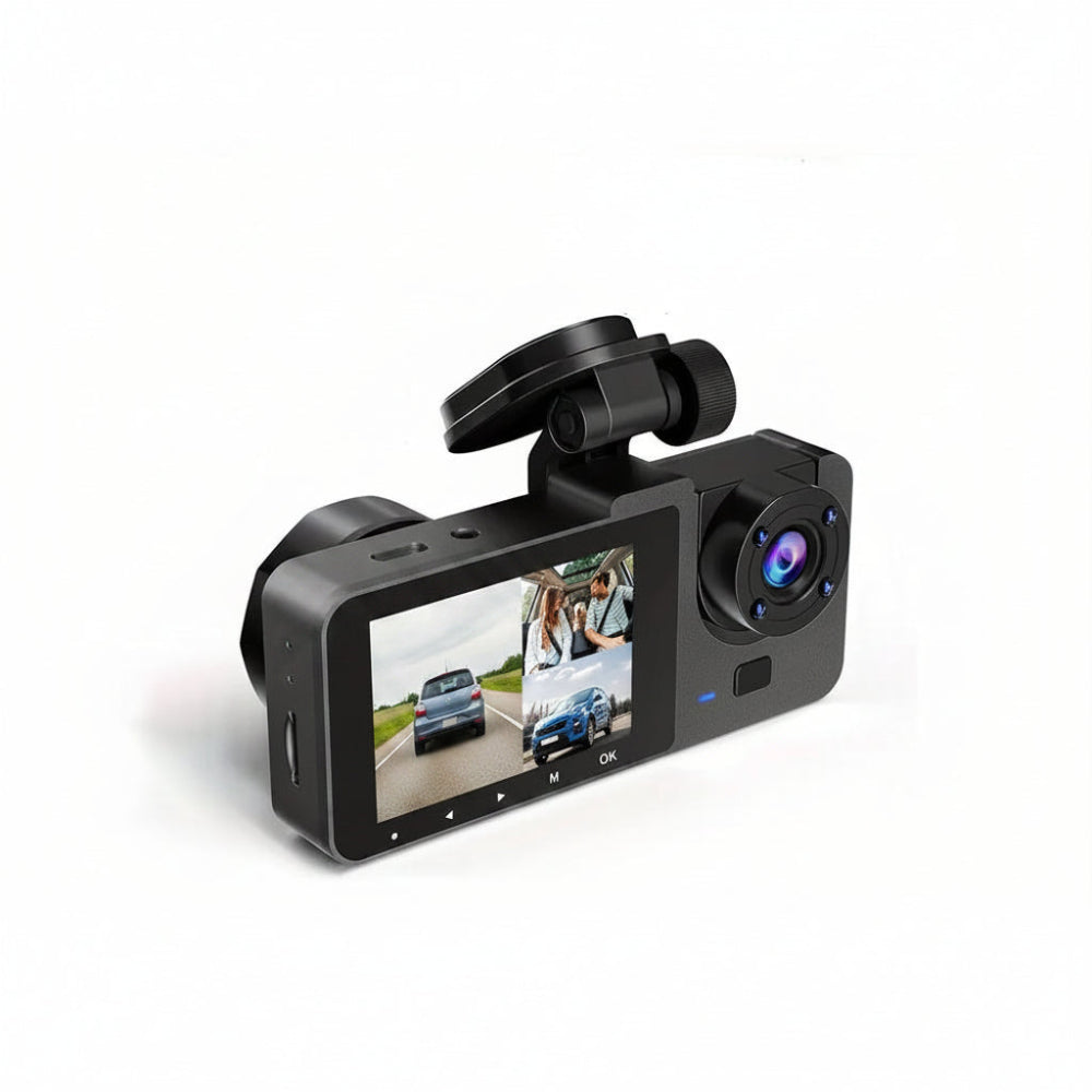 Dual Camera Wide-Angle Dash Cam