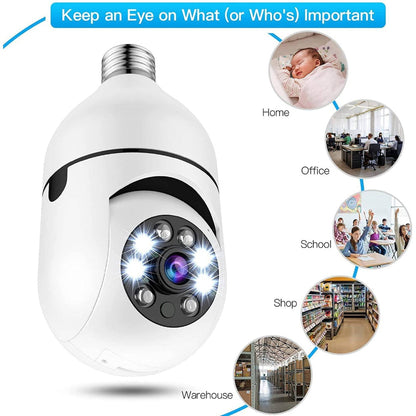 Wireless Lightbulb Security Camera