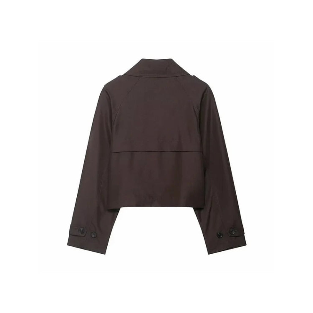 Women's Cropped Trench Coat