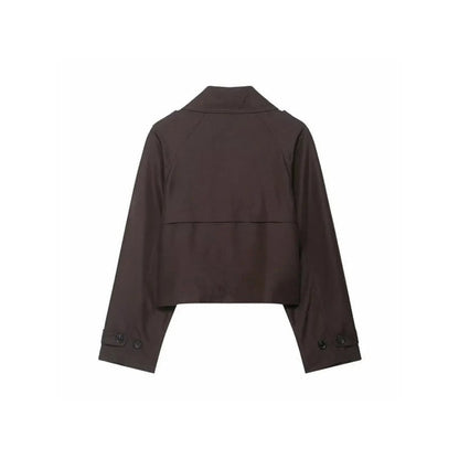 Women's Cropped Trench Coat