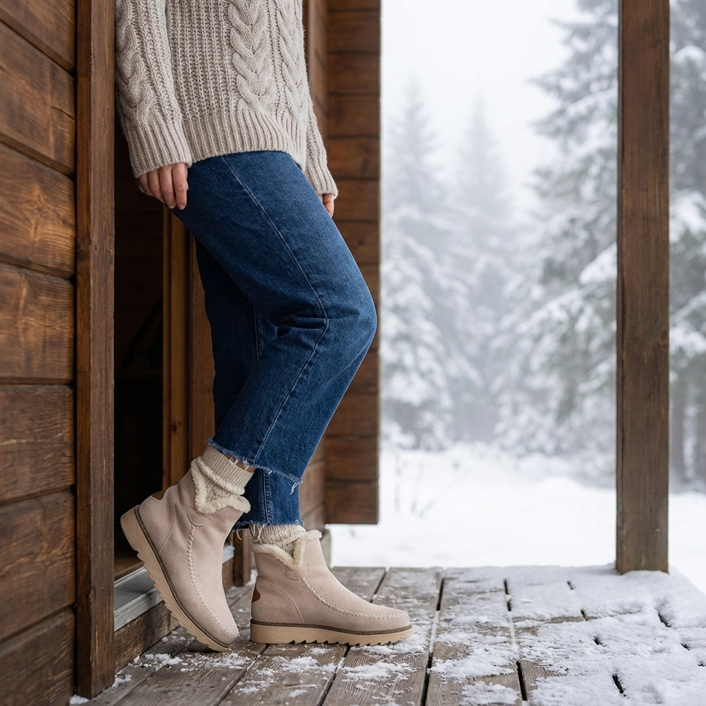 Women's Lined Winter Ankle Boots